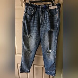 NWT Arizona Highest Rise Mom Jeans Sz 15 Juniors